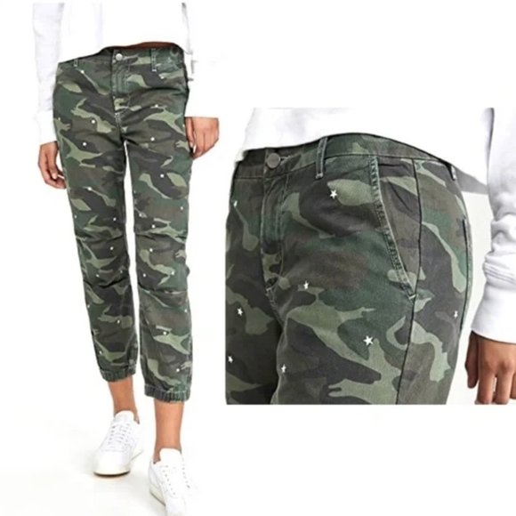 Sundry Camo Star Print Camo Joggers, 25 - Picture 1 of 12